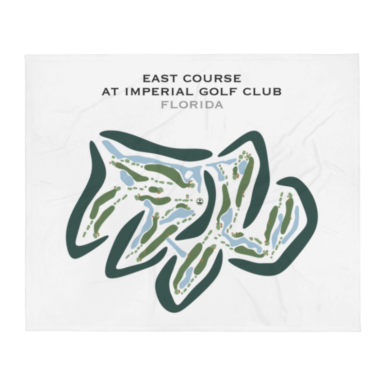 East Course at the Imperial Golf Club, Florida - Printed Golf Courses