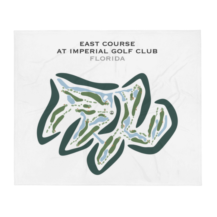 East Course at the Imperial Golf Club, Florida - Printed Golf Courses