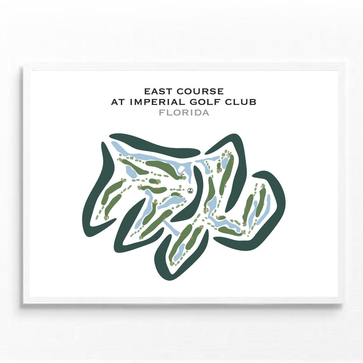 East Course at the Imperial Golf Club, Florida - Printed Golf Courses