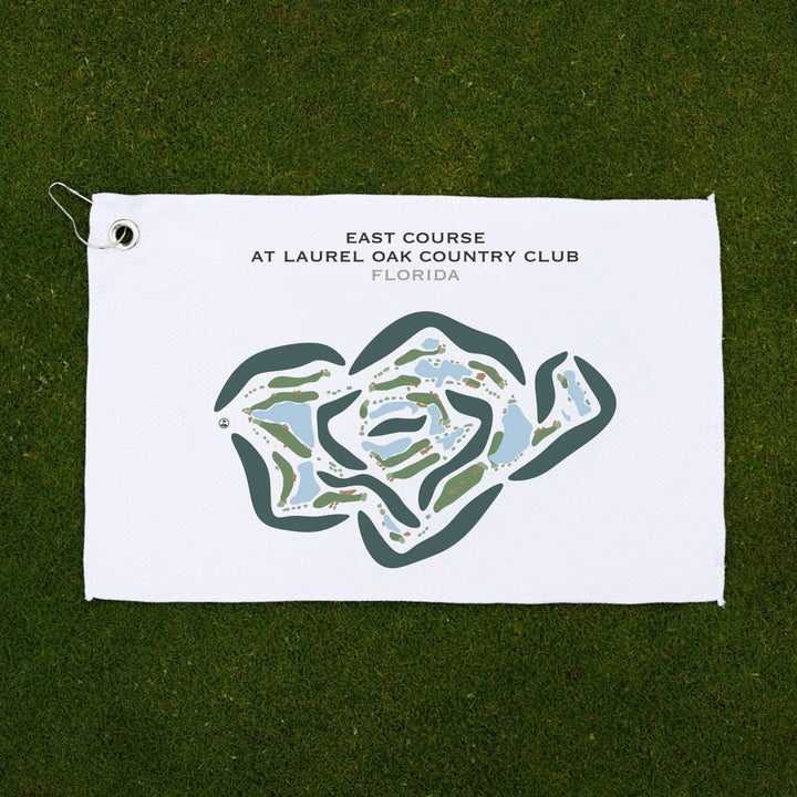 East Course at Laurel Oak Country Club, Florida - Printed Golf Courses