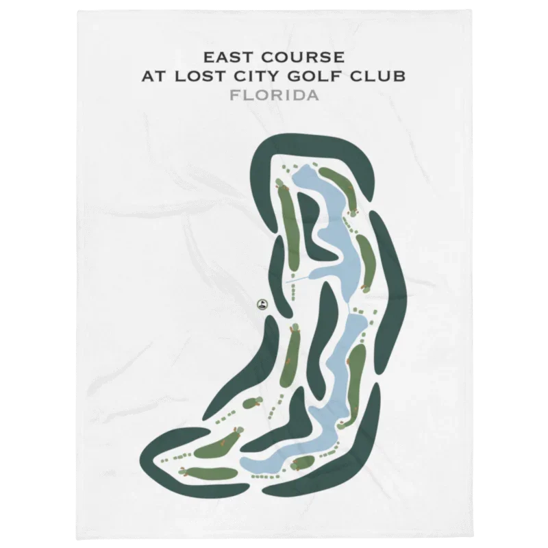 East Course at Lost City Golf Club, Florida - Printed Golf Courses