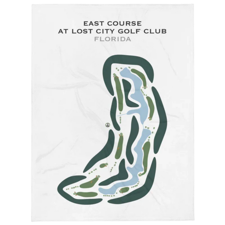 East Course at Lost City Golf Club, Florida - Printed Golf Courses