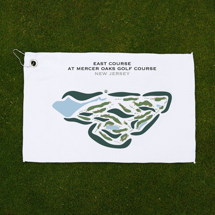 East Course at Mercer Oaks Golf Course, New Jersey - Printed Golf Courses