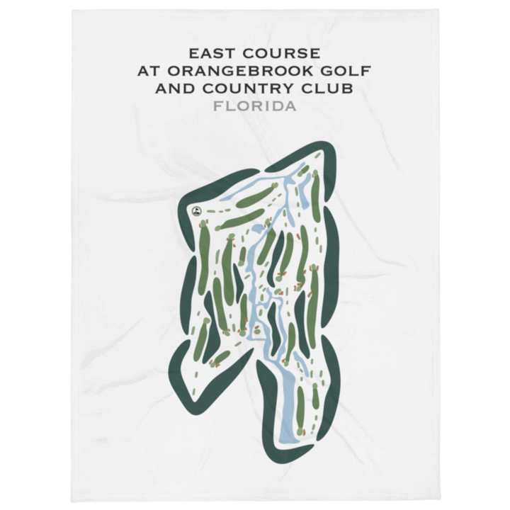 East at Orangebrook Golf and Country Club, Florida - Printed Golf Courses