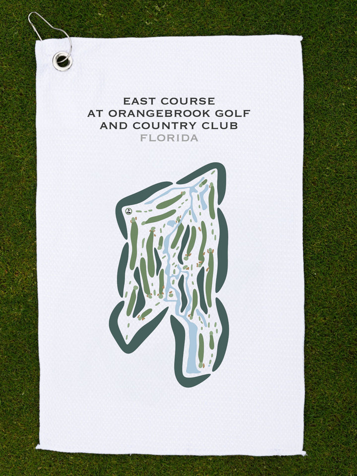 East at Orangebrook Golf and Country Club, Florida - Printed Golf Courses