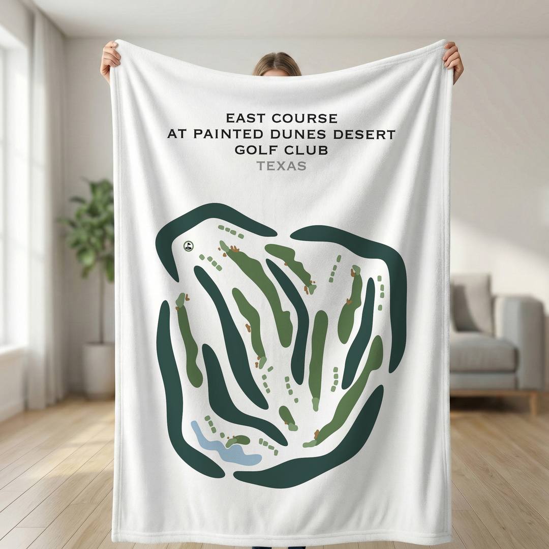 East Course at Painted Dunes Desert Golf Club, Texas - Printed Golf Courses