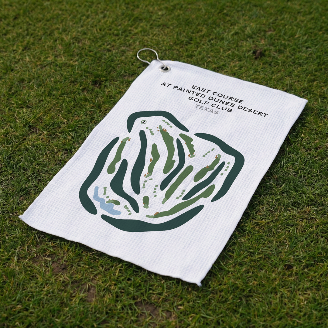East Course at Painted Dunes Desert Golf Club, Texas - Printed Golf Courses