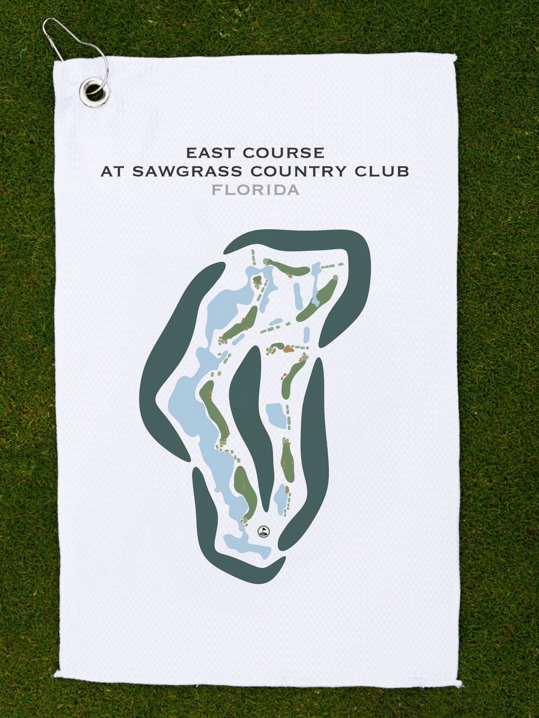 East Course at Sawgrass Country Club, Florida - Printed Golf Courses