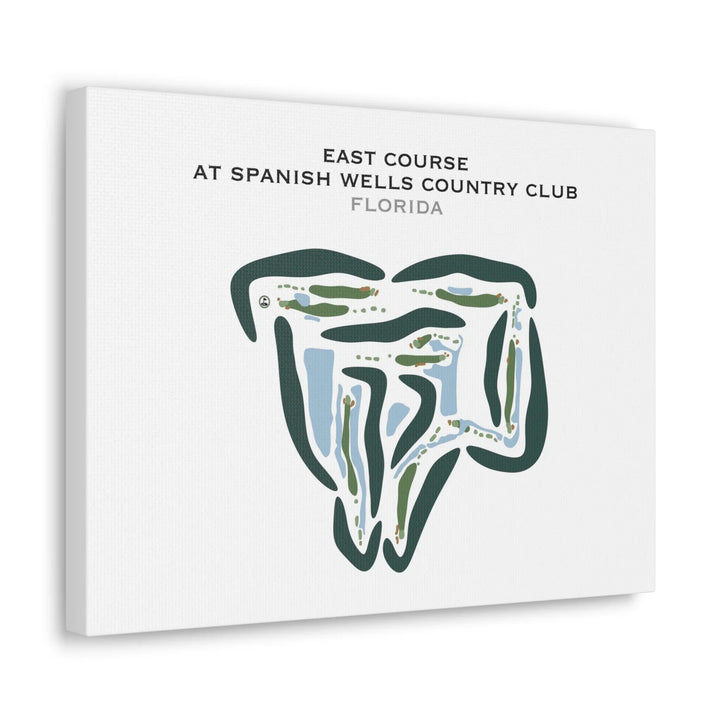 East Course at Spanish Wells Country Club, Florida - Printed Golf Courses