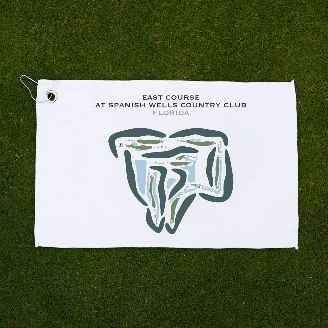 East Course at Spanish Wells Country Club, Florida - Printed Golf Courses