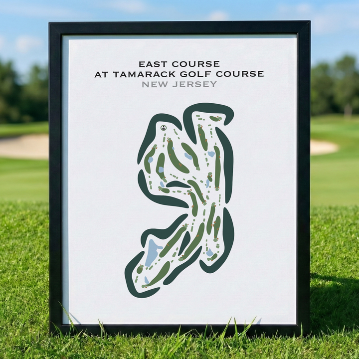 East Course at Tamarack Golf Course, New Jersey - Printed Golf Courses
