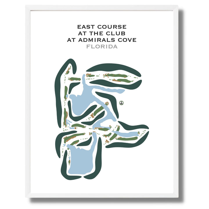 East Course at The Club at Admirals Cove, Florida - Printed Golf Courses
