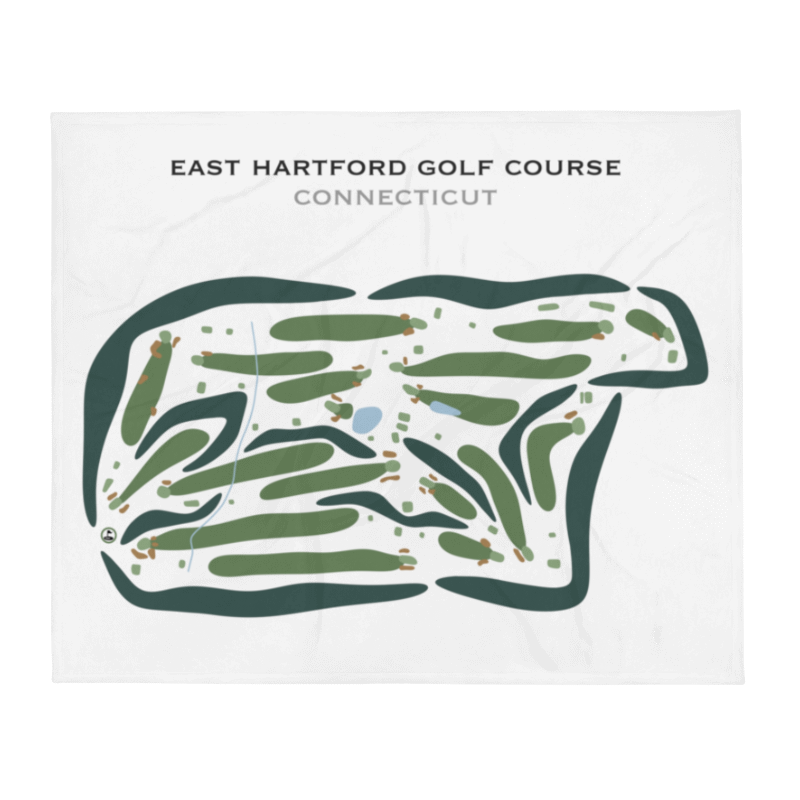 East Hartford Golf Course, Connecticut - Printed Golf Courses