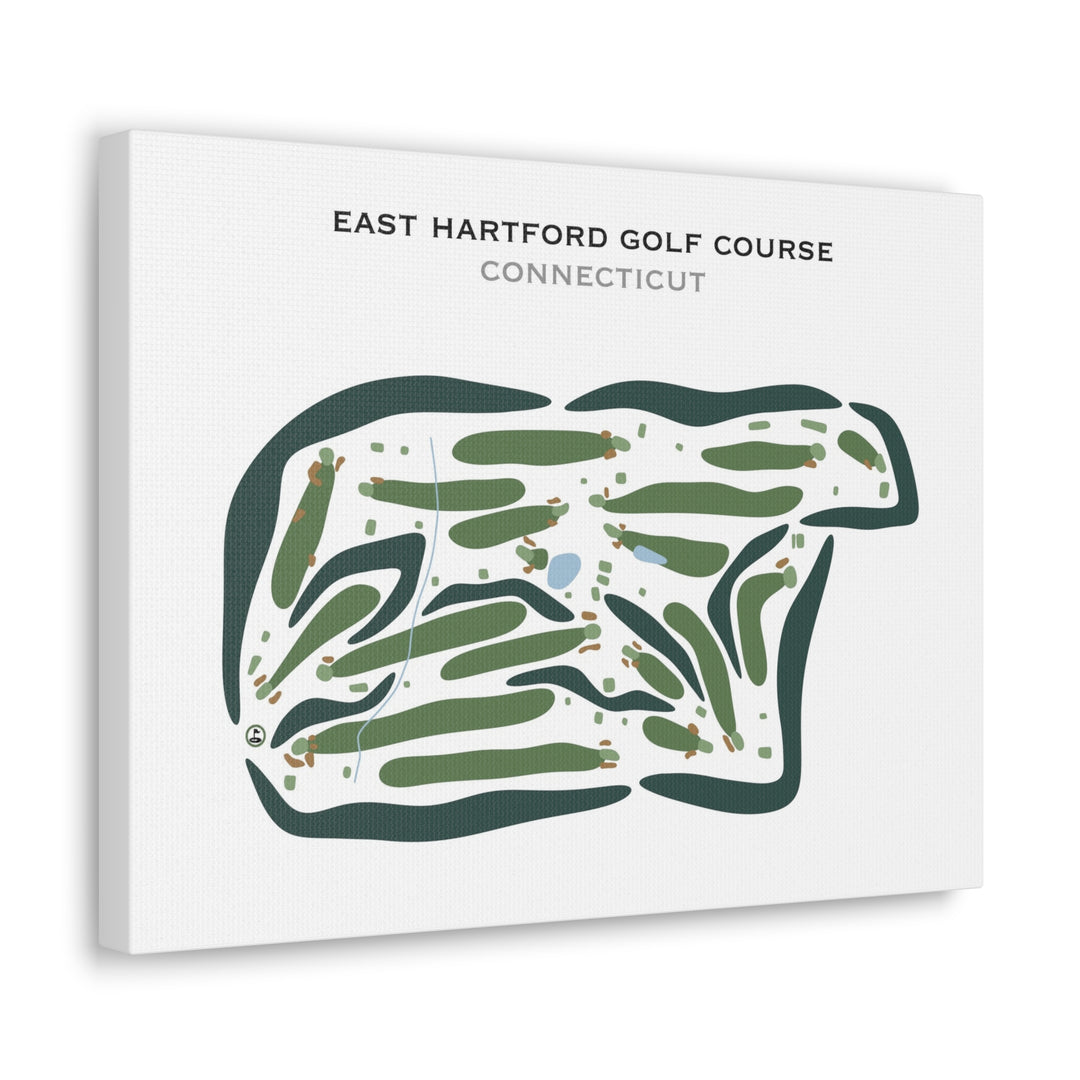 East Hartford Golf Course, Connecticut - Printed Golf Courses