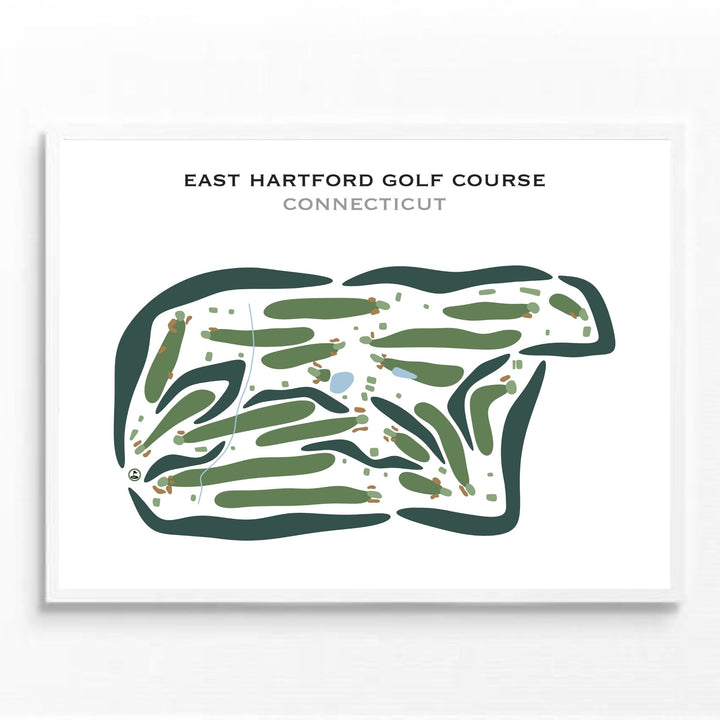 East Hartford Golf Course, Connecticut - Printed Golf Courses