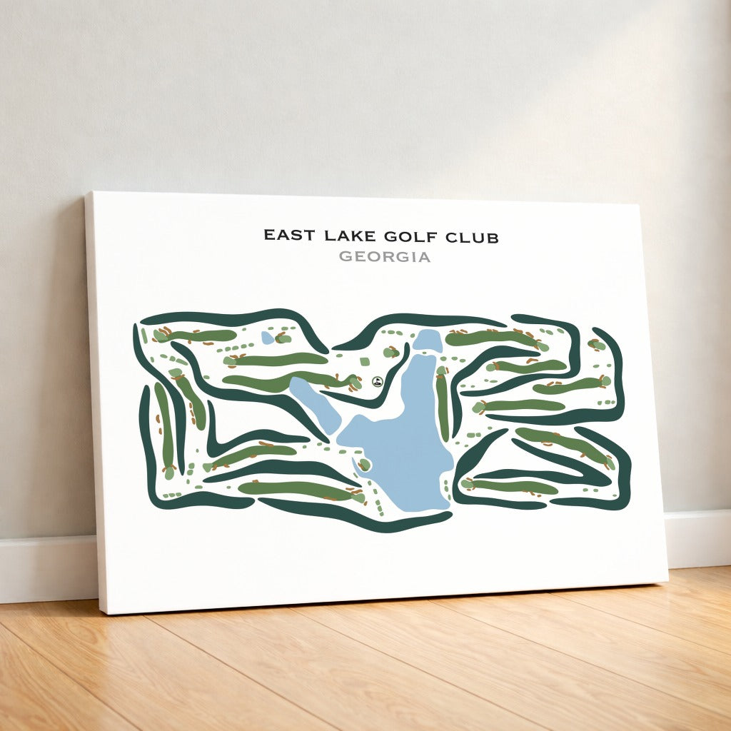 East Lake Golf Course, Atlanta Georgia - Printed Golf Courses