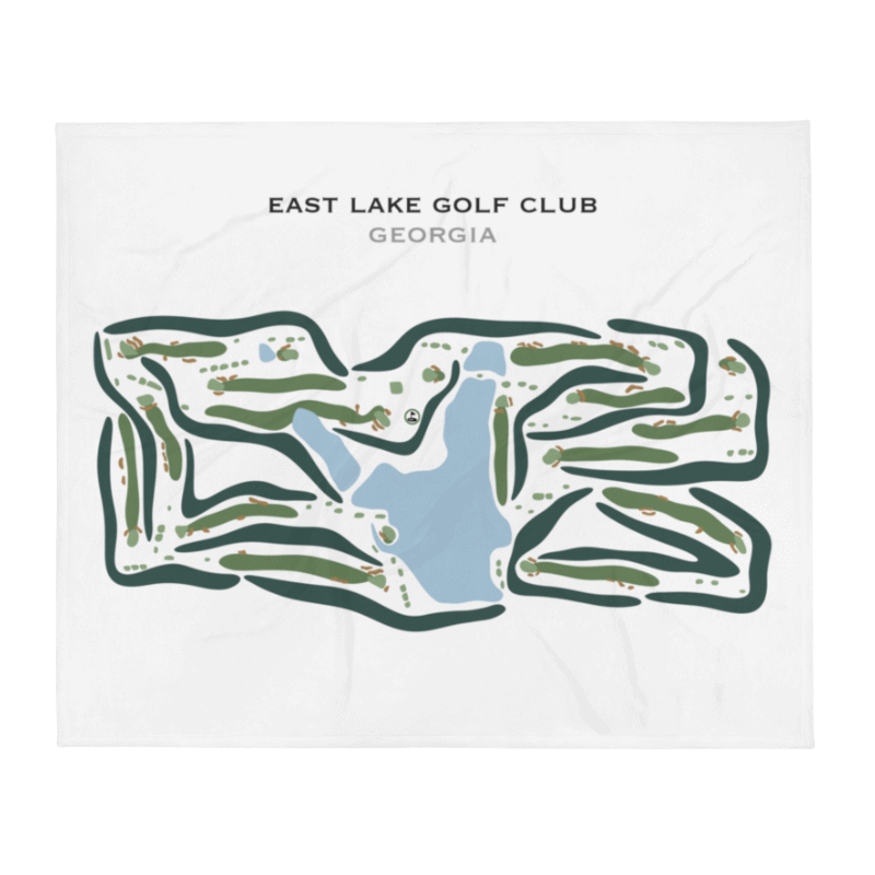 East Lake Golf Course, Atlanta Georgia - Printed Golf Courses