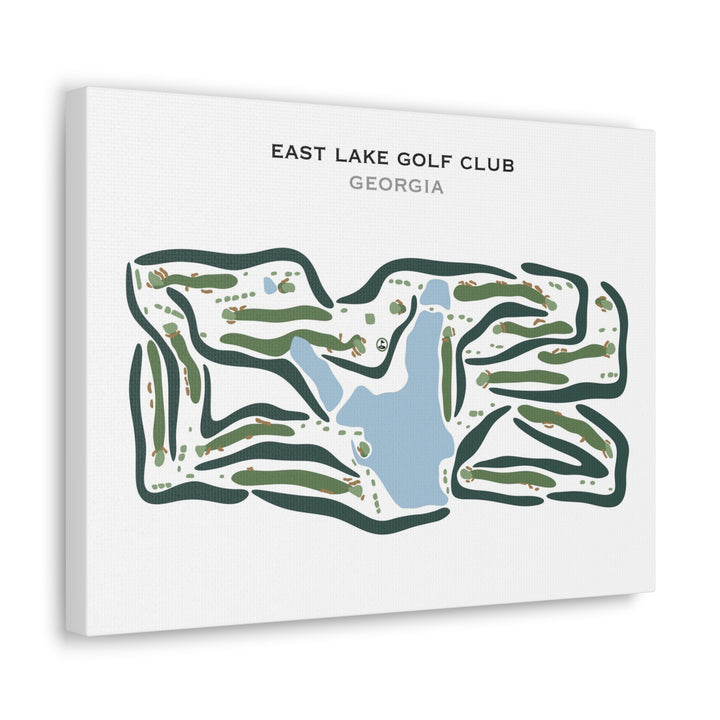 East Lake Golf Course, Atlanta Georgia - Printed Golf Courses