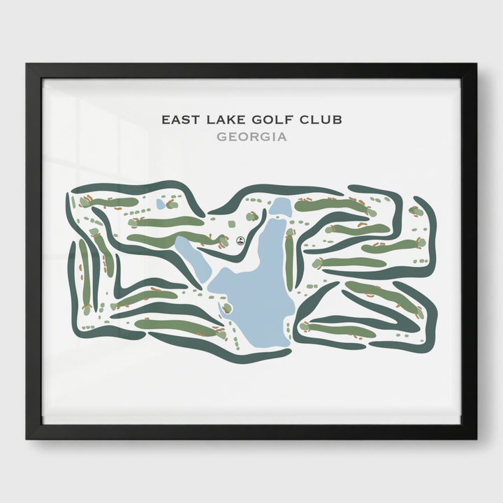 East Lake Golf Course, Atlanta Georgia - Printed Golf Courses