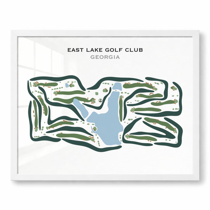 East Lake Golf Course, Atlanta Georgia - Printed Golf Courses
