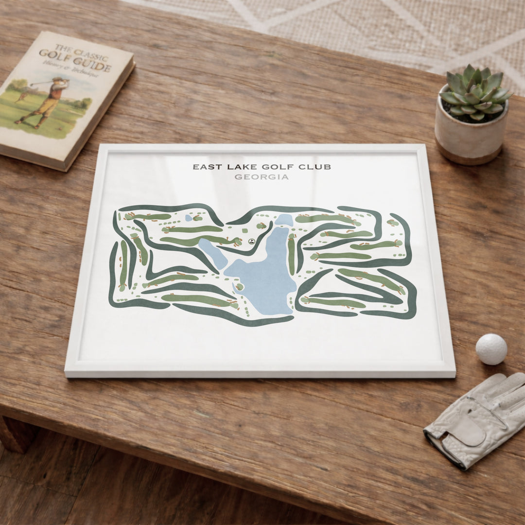 East Lake Golf Course, Atlanta Georgia - Printed Golf Courses