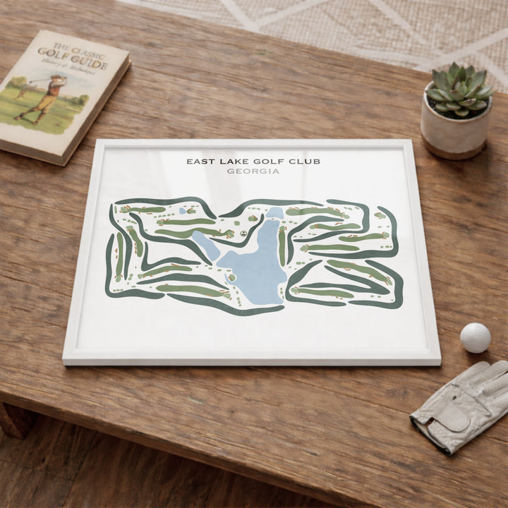 East Lake Golf Course, Atlanta Georgia - Printed Golf Courses