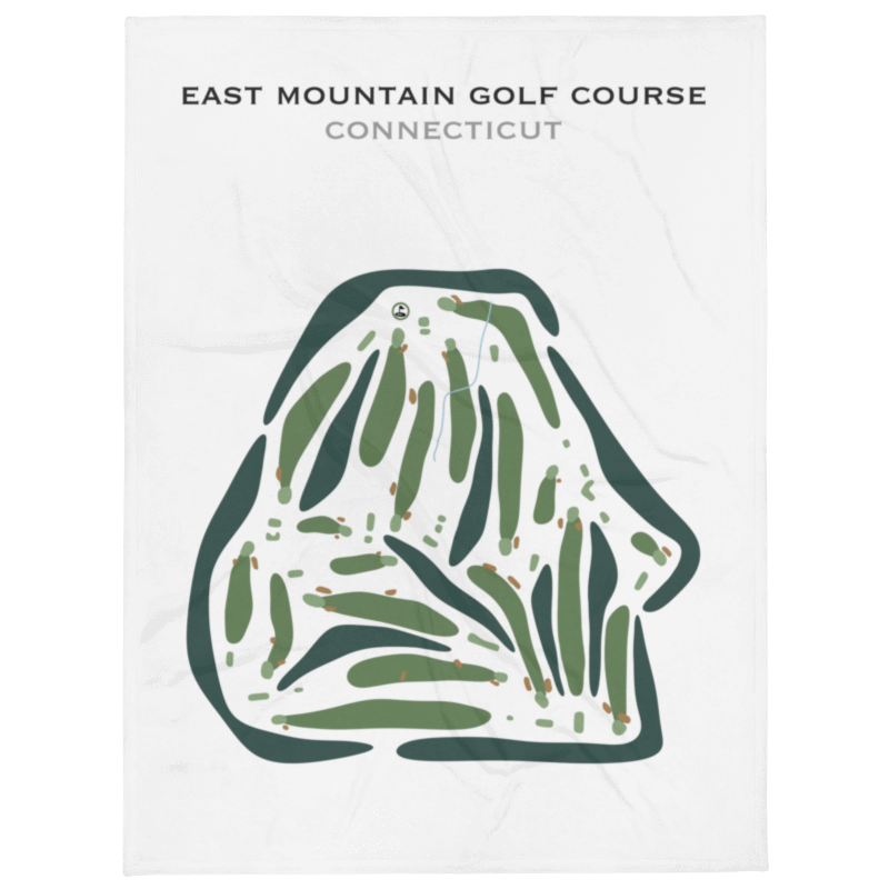 East Mountain Golf Course, Connecticut - Printed Golf Courses