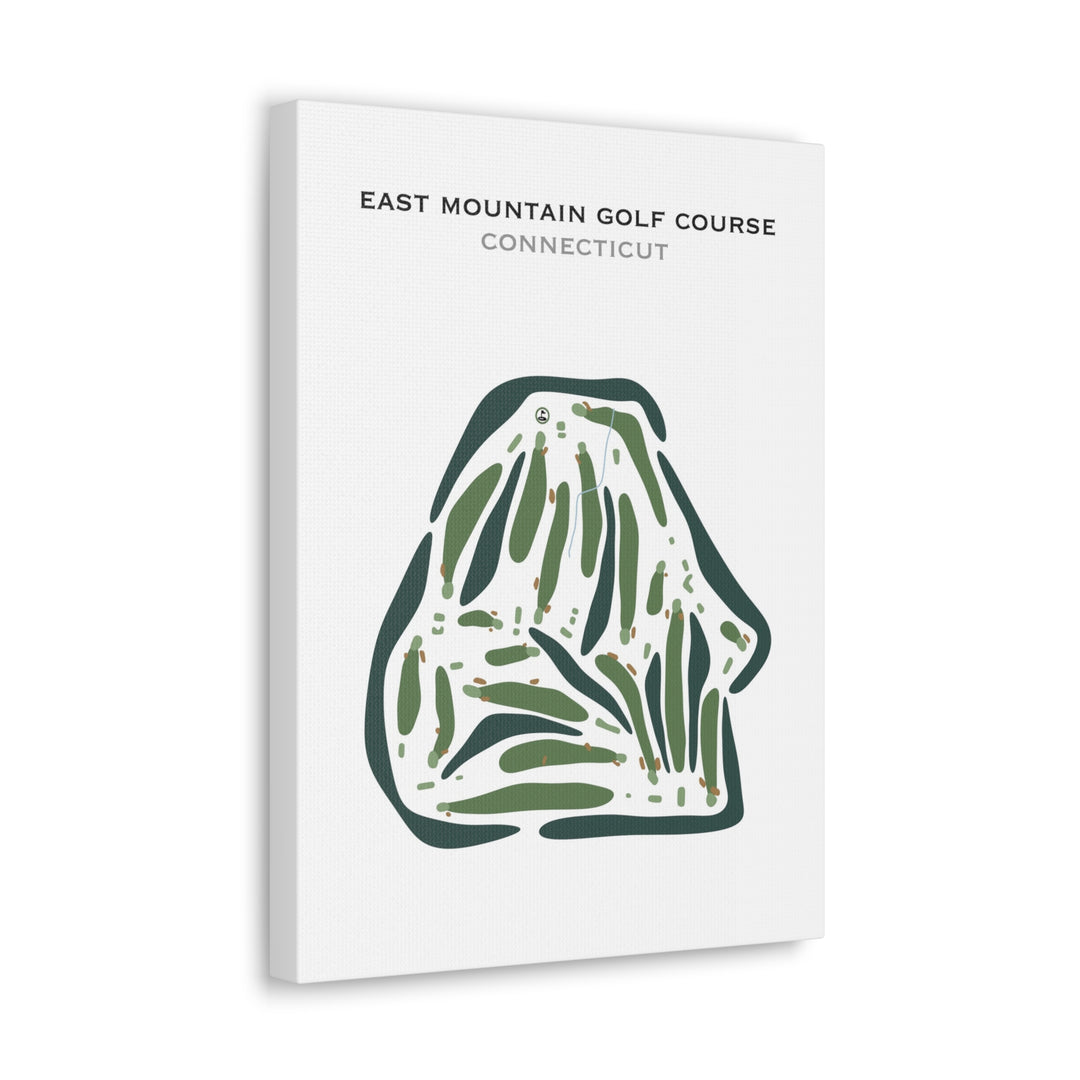 East Mountain Golf Course, Connecticut - Printed Golf Courses