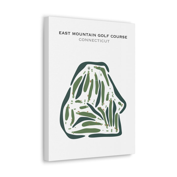 East Mountain Golf Course, Connecticut - Printed Golf Courses