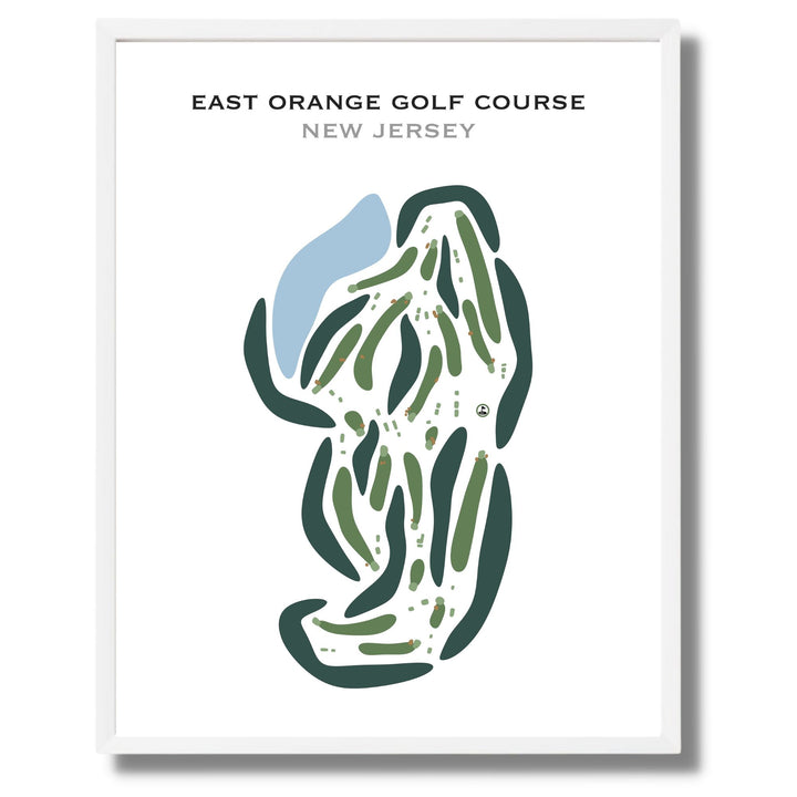 East Orange Golf Course, New Jersey - Printed Golf Courses