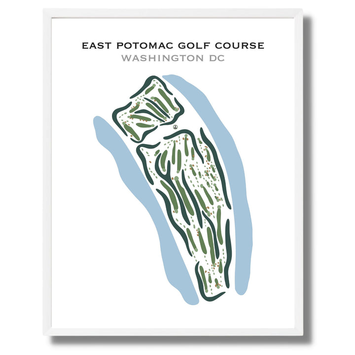 East Potomac Golf Course, Washington, D.C - Printed Golf Courses