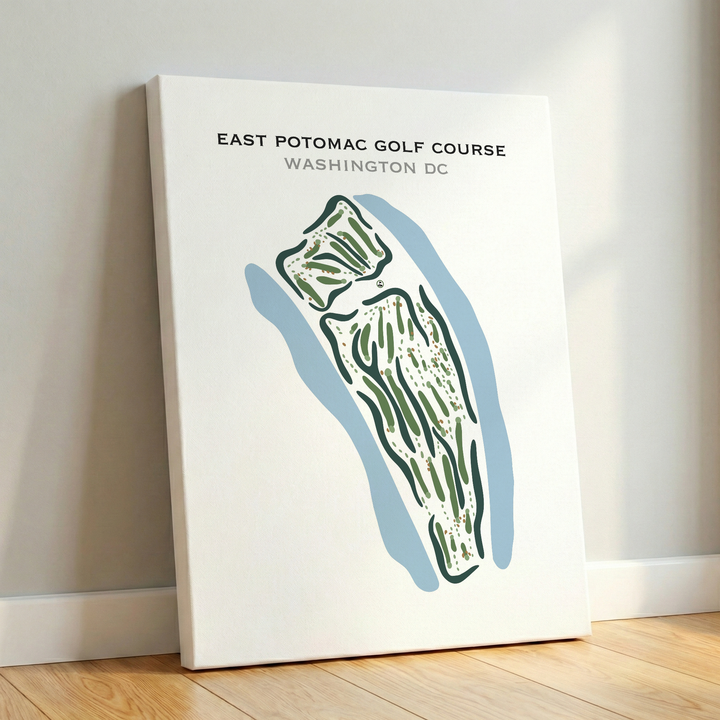 East Potomac Golf Course, Washington, D.C - Printed Golf Courses