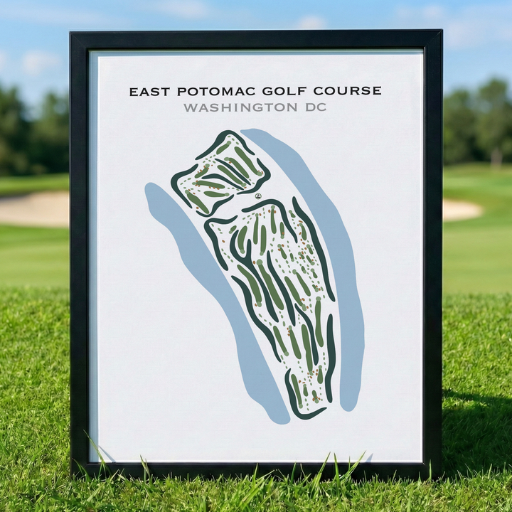 East Potomac Golf Course, Washington, D.C - Printed Golf Courses