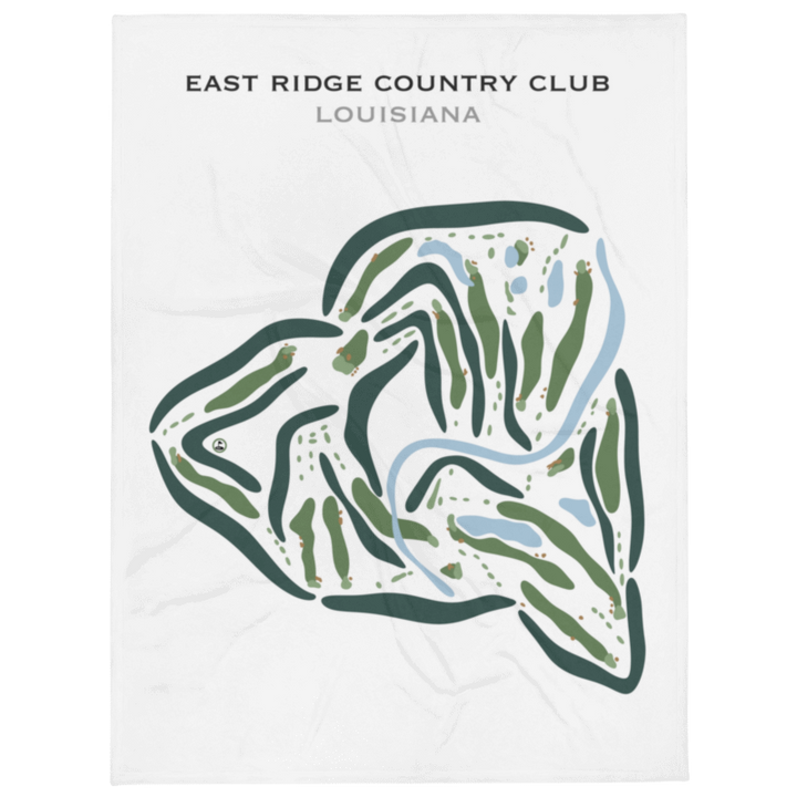 East Ridge Country Club, Louisiana - Printed Golf Courses