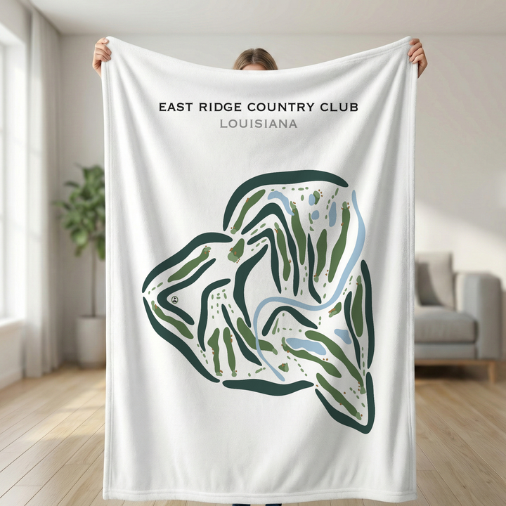 East Ridge Country Club, Louisiana - Printed Golf Courses