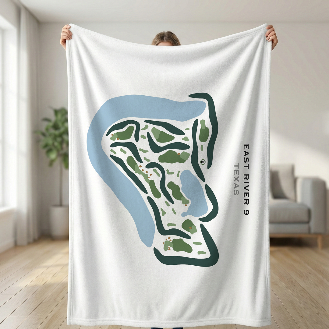 East River 9, Texas - Printed Golf Courses