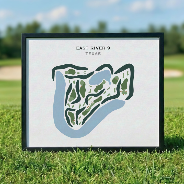 East River 9, Texas - Printed Golf Courses