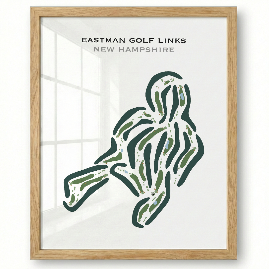 Eastman Golf Links, New Hampshire - Printed Golf Courses