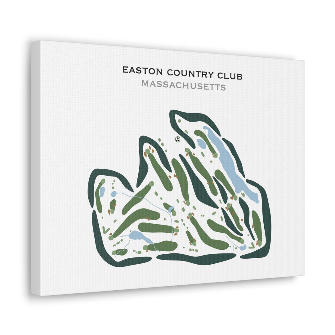 Easton Country Club, Massachusetts - Printed Golf Courses