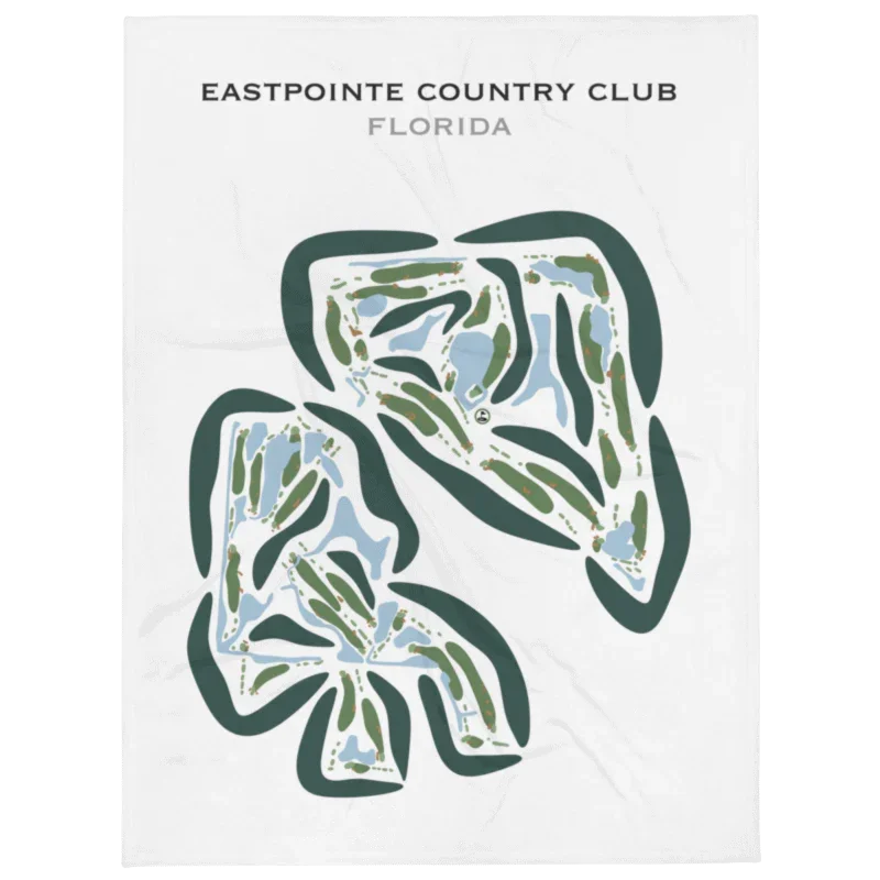 EastPointe Country Club, Florida - Printed Golf Courses
