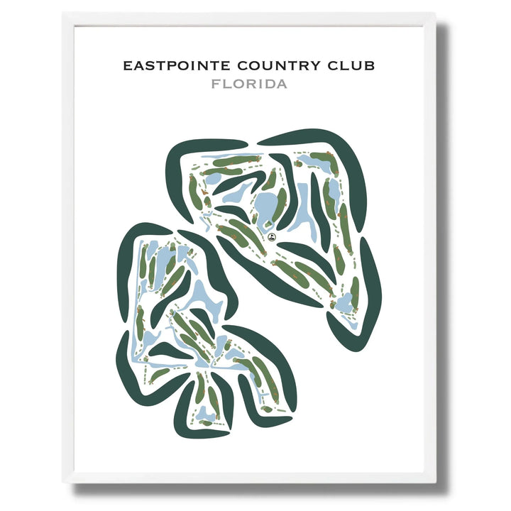 EastPointe Country Club, Florida - Printed Golf Courses