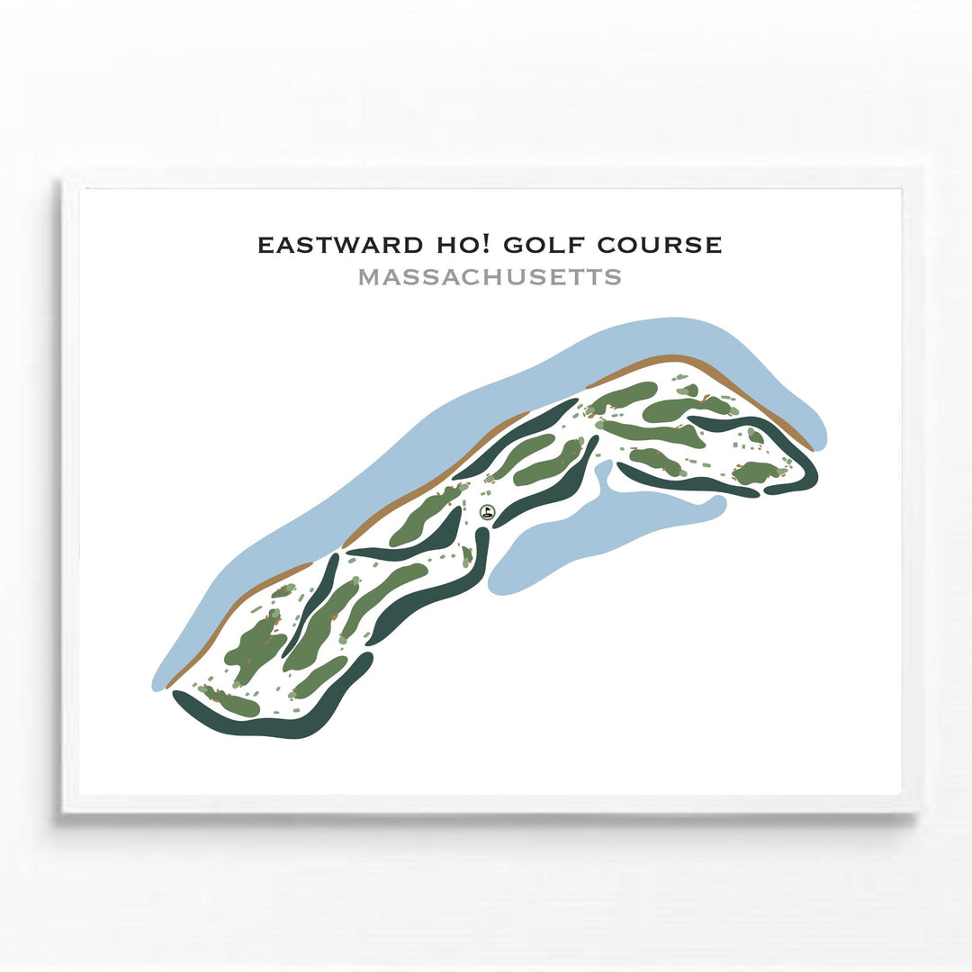 Eastward Ho! Golf Course, Massachusetts - Printed Golf Courses