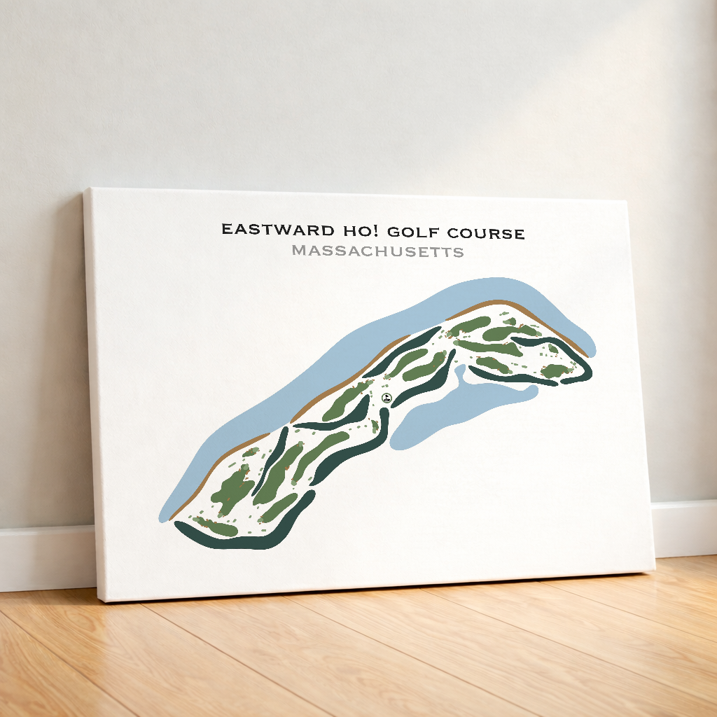 Eastward Ho! Golf Course, Massachusetts - Printed Golf Courses