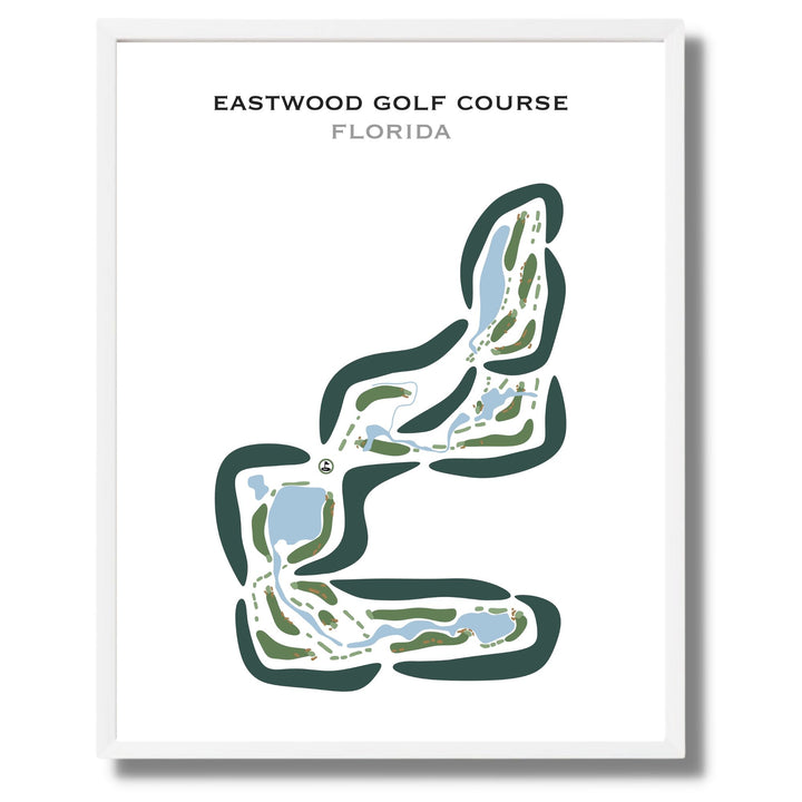 Eastwood Golf Course, Florida - Printed Golf Courses