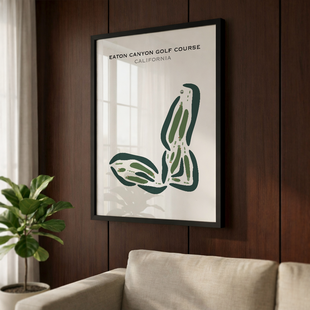 Eaton Canyon Golf Course, California - Printed Golf Courses