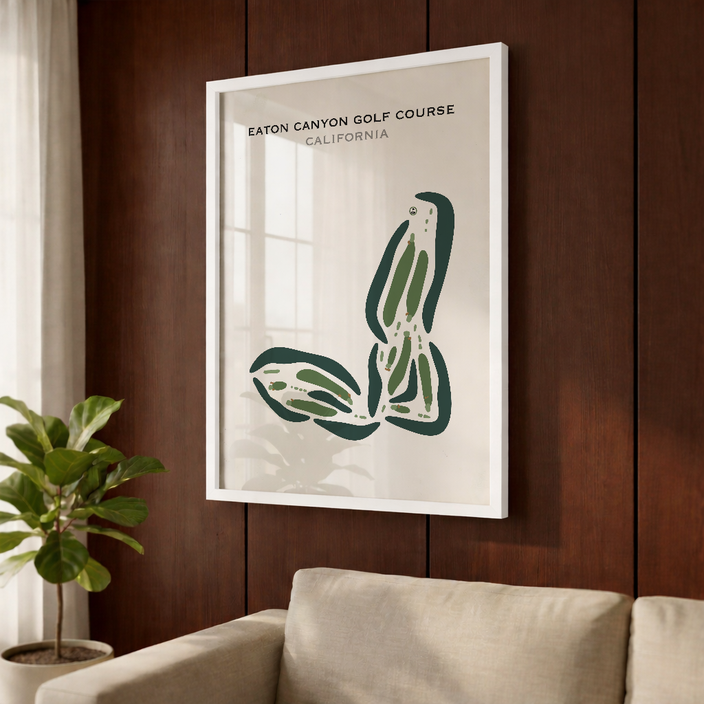 Eaton Canyon Golf Course, California - Printed Golf Courses