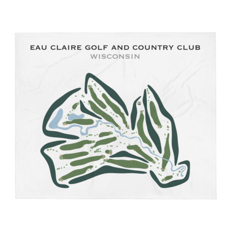 Eau Claire Golf & Country Club, Wisconsin - Printed Golf Courses