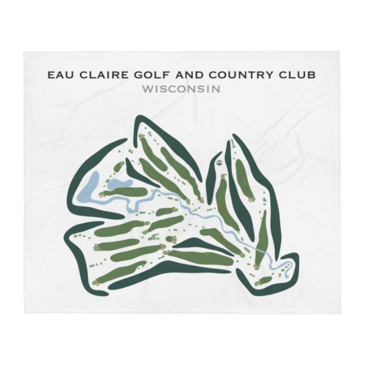 Eau Claire Golf & Country Club, Wisconsin - Printed Golf Courses