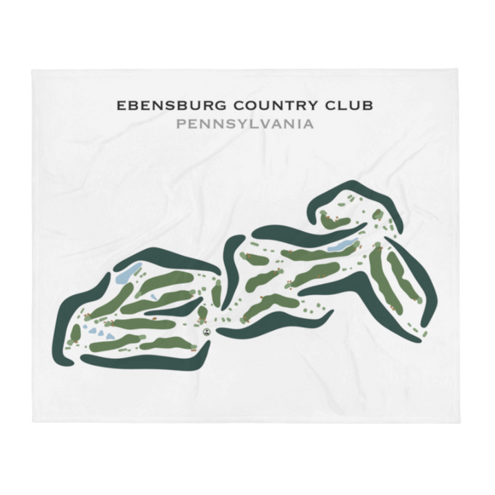 Ebensburg Country Club, Pennsylvania - Printed Golf Courses