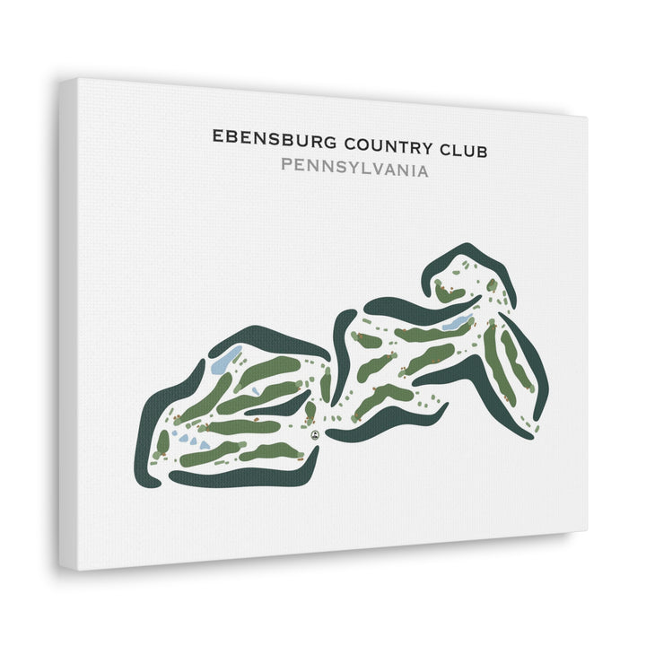 Ebensburg Country Club, Pennsylvania - Printed Golf Courses